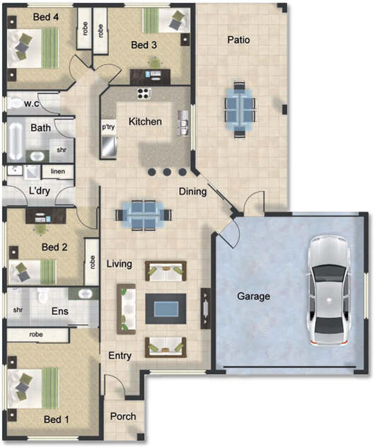 Floorplan - The Kenrick