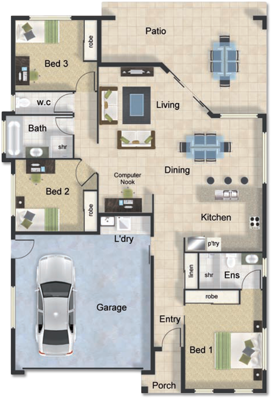 Floorplan - The Sienna